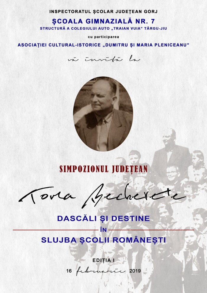 Afis Simpozionul Judetean Toma Becherete